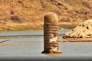 Shivling unearthed in river in Odisha