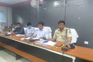 DM and SP held review meeting regarding Holi festival