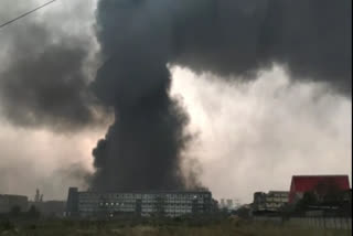 Massive fire breaks out at factory in Daman