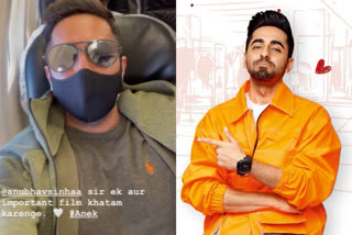 After Shillong, Ayushmann now jets off to Delhi for Anek shoot - watch video