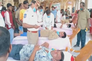 blood donation camp organized in hyderabad