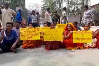 west bengal assembly election 2021 bjp workers showing agitation against sitais bjp candidate deepak ray