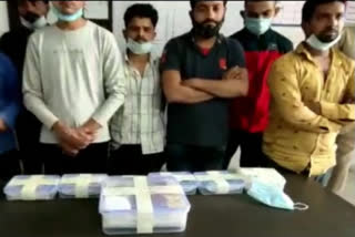 ghaziabad police caught  seven accused