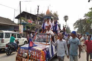 AJP candidate Nomination submit at Dharmapur