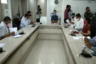 Preparation meeting of the administration on the President's visit to Puri