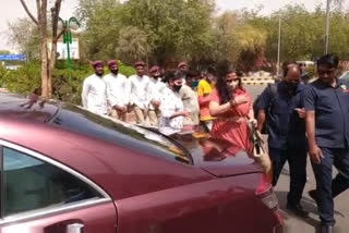 Vidya Balan reached Jodhpur, मुम्बई रवाना हुई अभिनेत्री विद्या बालन