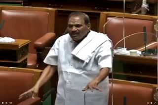 MLA Shivalinga Gowda speech during assembly session