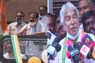 Ex-CM Oomen Chandy, Oppn leader Ramesh Chennithala file nomination