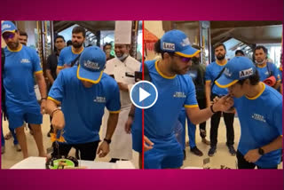 WATCH: Sachin Tendulkar cuts cake with Yuvraj and others to celebrate 9th anniversary of 100th intl century