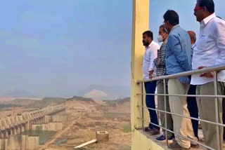 Minister Anil Kumar Yadav visit Polavaram