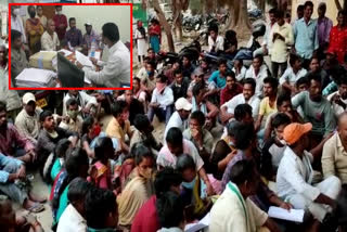 tribals protest for caste certificate
