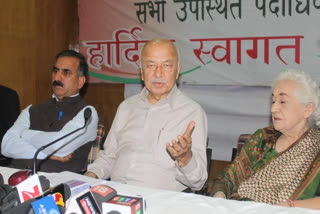 Congress leader Sushil Kumar Shinde