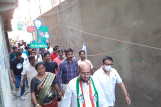 road show of tmc candidate javed ahmad khan