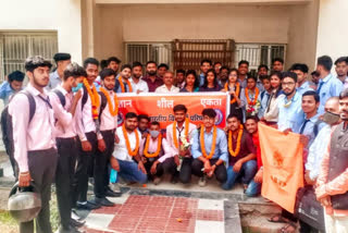 ABVP restructures new unit at DSPMU in Ranchi