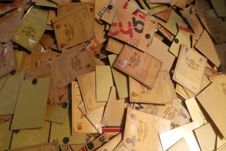 Certificates found in the trash