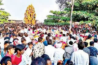 siddeshwara swamy chariot festival at ananthapu