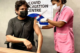 Akkineni Nagarjuna takes first dose of covid-19 vaccine
