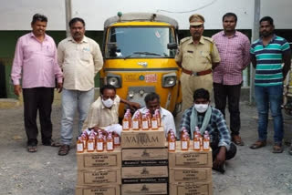 liquor seized in guntur district