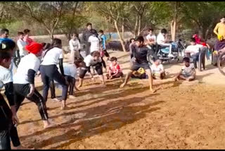 girls won the kabaddi match against boys in ghitorni