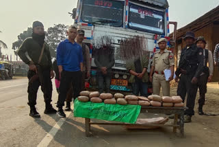 লাহৰিজানত বৃহৎ পৰিমাণৰ কানি জব্দ খটখটি আৰক্ষীৰ