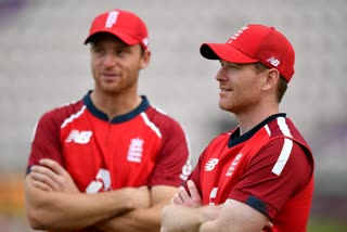 Jos Buttler and Skipper Eoin Morgan