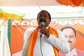 bjp leader somu veerraju tour at buchireddy palem