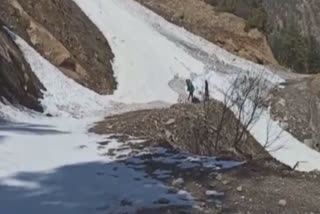 Road connecting China border closed due to glacier break