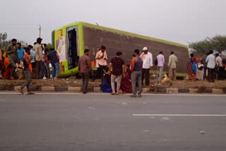 Bus accident in koppal