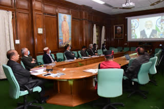 Jairam Thakur did video conferencing