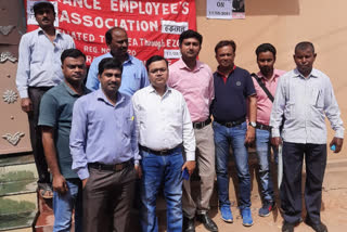 Insurance personnel strike in Giridih