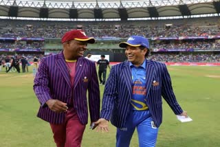 INDIA LEGEND DEFEATED WEST INDIES LEGEND