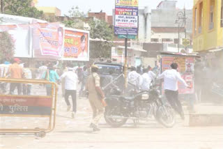 छात्रसंघ चुनाव के बाद आपस मे भिड़े छात्र