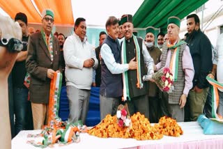 congress leader rajendra rana addressed public meeting in solan