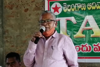 ex midium babu rao speak about tribals in badradri kothagudem district