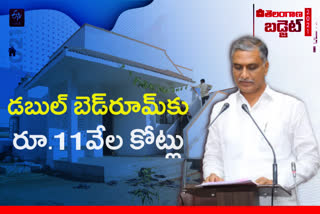budget for double bedroom scheme in telangana is 11 thousand crore rupees