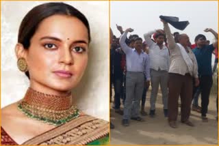 farmers protest against kangana