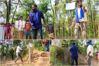 Bhim Army activists  Bhim Army activists idukki news  controversial gate demolished by Bhim Army activists  controversial gate thodupuzha thonikuzhi  വിവാദ ഗേറ്റ് ഭീം ആർമി പ്രവർത്തകർ പൊളിച്ച് നീക്കി  തോണിക്കുഴിയിലെ വിവാദ ഗേറ്റ്  തൊടുപുഴ തോണിക്കുഴി കോളനിയിലെ വിവാദ ഗേറ്റ്  ഭീം ആർമി പ്രവർത്തകർ വാർത്ത