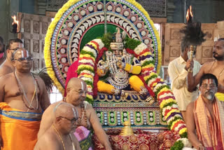 yadadri brahmotsavalu fourth day