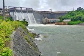 Release of water from Bhadra reservoir