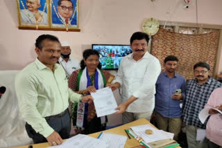 balla jyotsna rani elected as pedana municipality chairman