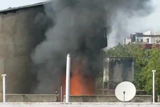 fire in a hardware shop