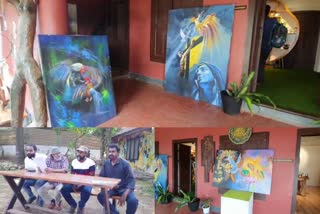 Exhibition of paintings by Kannan Chithralaya  Pachamama Art Gallery at Aluva Thottumukham  പച്ചമാമ ആര്‍ട്ട് ഗ്യാലറിയില്‍ നടക്കുന്ന ചിത്ര പ്രദര്‍ശനം ശ്രദ്ധേയമാകുന്നു  ആലുവ തോട്ടുമുഖത്തെ പച്ചമാമ ആര്‍ട്ട് ഗ്യാലറി