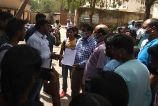 abvp and ajsu student organization protest at ranchi university