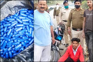 Police recovered 672 intoxicating capsule from a person in Paonta Sahib