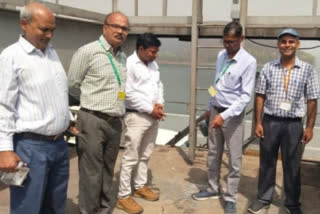 central soil and material research team inspects chandil dam