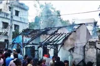 Old woman burnt alive after house catches fire