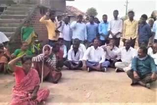 Concern of Dalit families in kamareddy Demand to restore the disconnected power connection