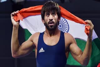 Indian wrestler Bajrang Punia