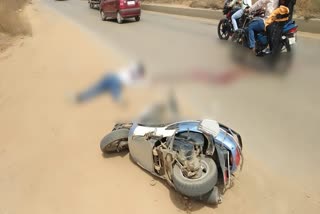 person died in road accident in Hazaribag