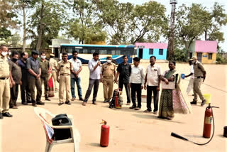 Awareness seminar on fire accidents in summer in manthani depot